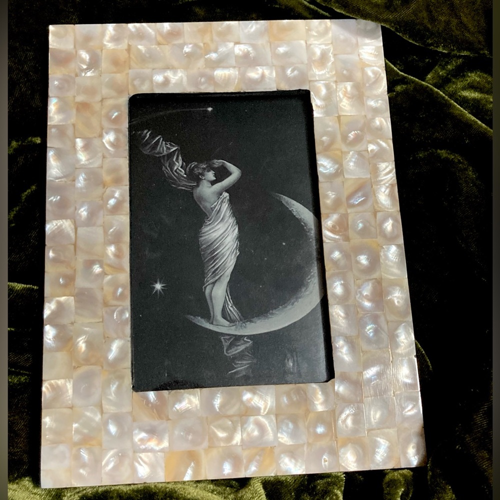 Victorian Moon Goddess Art Deco Goddess Pagan Art Mythology Magic - Picture 12 of 13